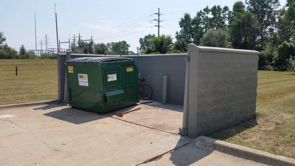 Dumpster Enclosure Rebuild Welcome